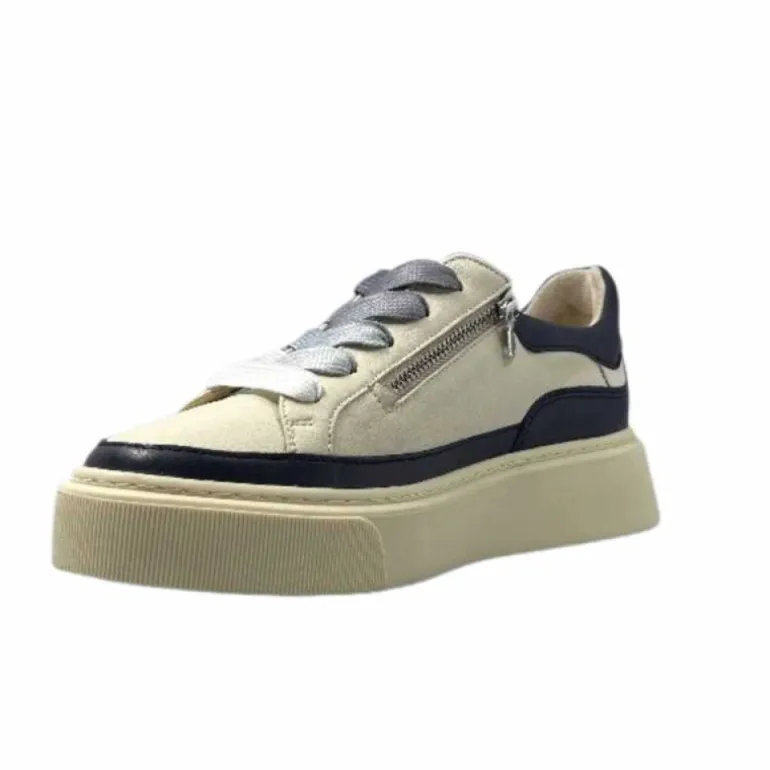 Softwaves 8.80.01/03 Cuir Creme & Marine