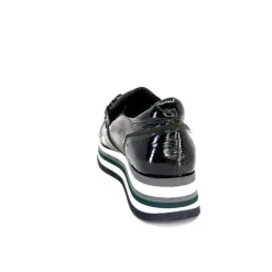 Softwaves 7.78.61 Cuir Vernis Et Daim Kaki