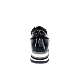 Softwaves 7.78.61 Cuir Vernis Et Daim Noir