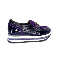 Softwaves 7.78.61 Cuir Vernis Et Daim Violet