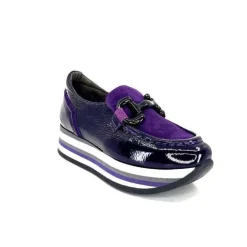 Softwaves 7.78.61 Cuir Vernis Et Daim Violet