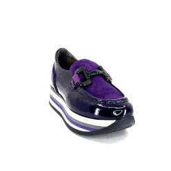 Softwaves 7.78.61 Cuir Vernis Et Daim Violet